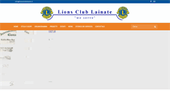 Desktop Screenshot of lionsclublainate.it
